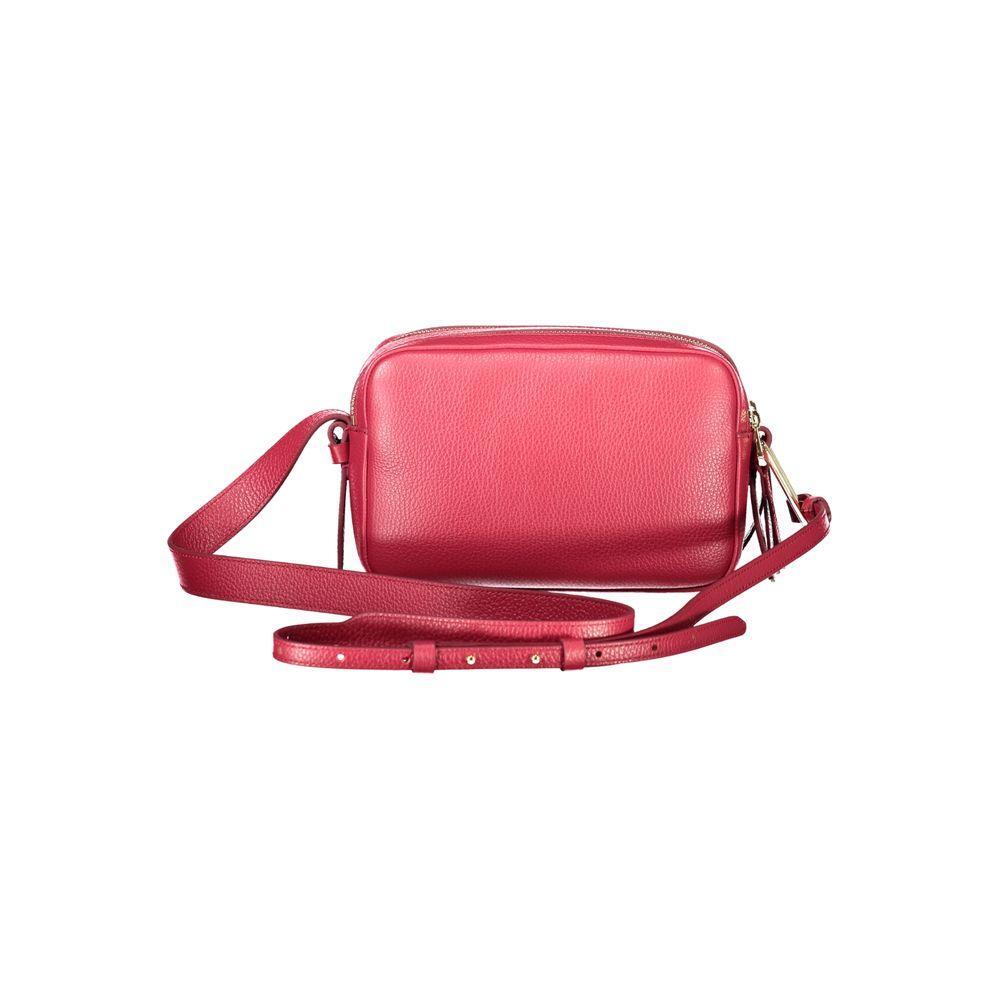 Coccinelle Red Leather Handbag CO-35340