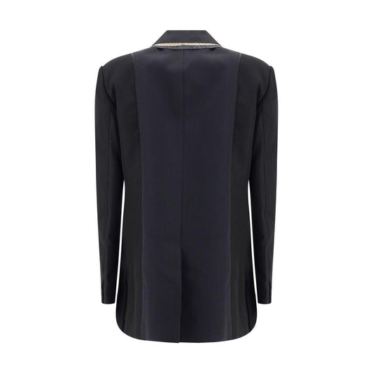 Sacai Double-breasted Blazer with double revers SA-2507937001-2