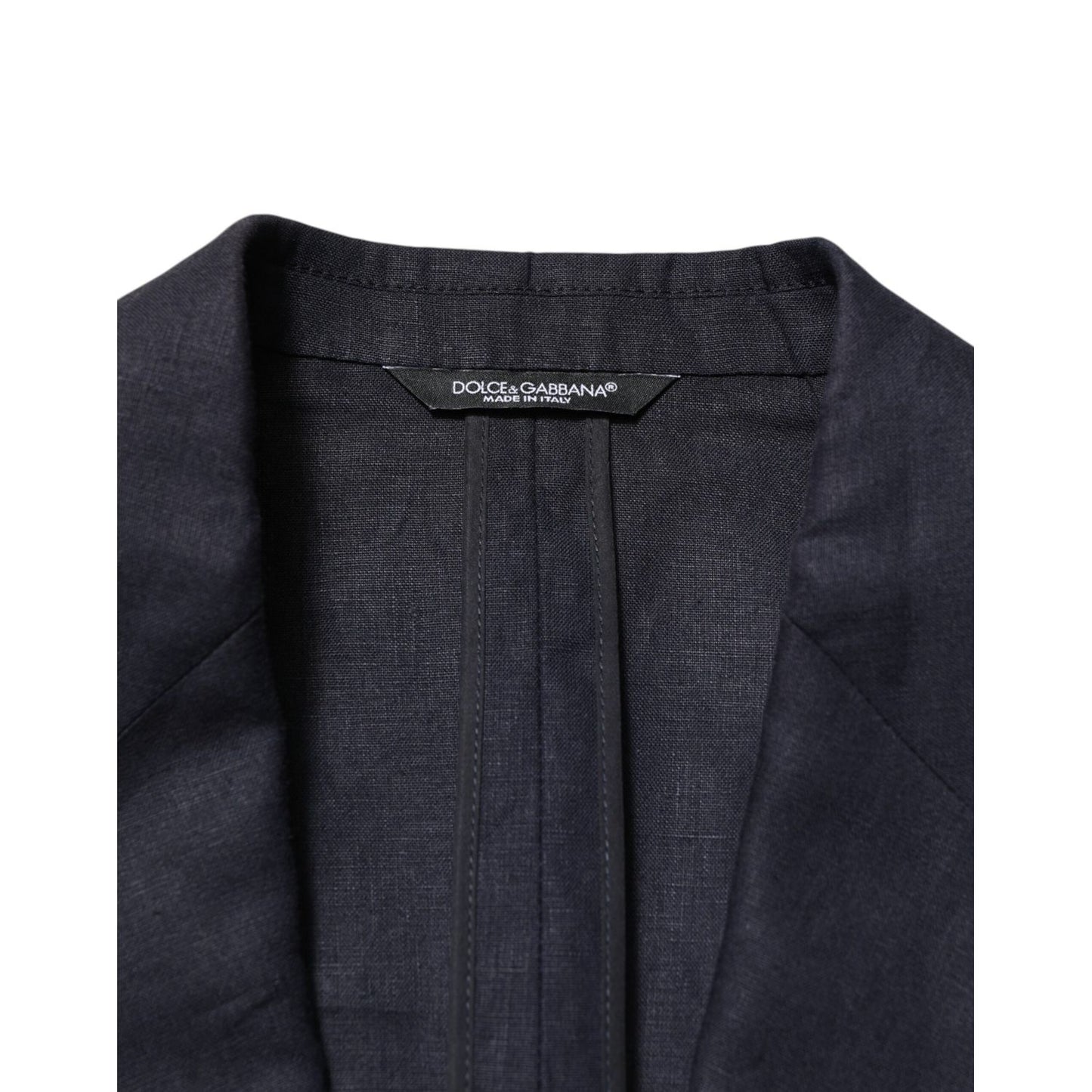 Dolce & Gabbana Dark Blue Single Breasted Men Suit Blazer