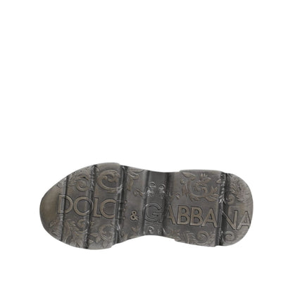 Dolce & Gabbana White Daymaster Leather Low Top Sneakers Shoes