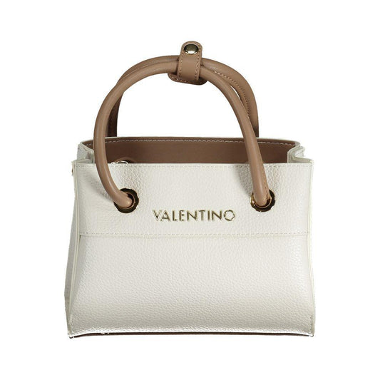 Mario Valentino White Polyethylene Handbag