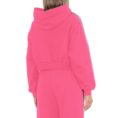 Comme Des Fuckdown Fuchsia Cotton Women Sweater