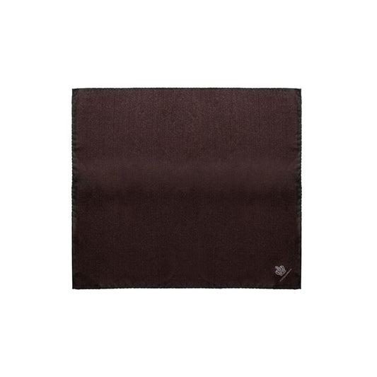 Dolce & Gabbana Brown Silk Pocket Square