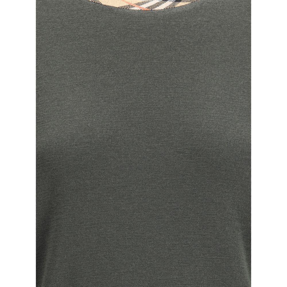 Burberry Wool Pullover with Check BU-8112170C1748-L