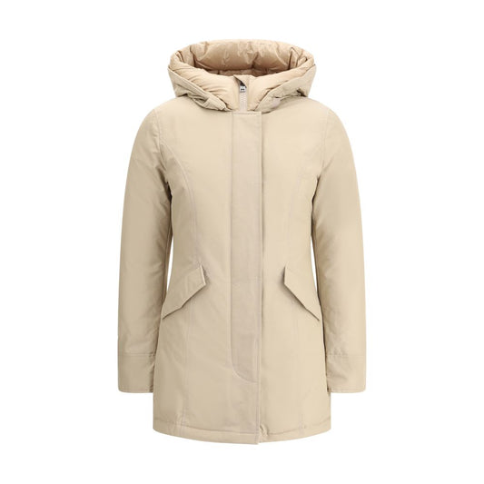 Woolrich Beige Cotton Parka