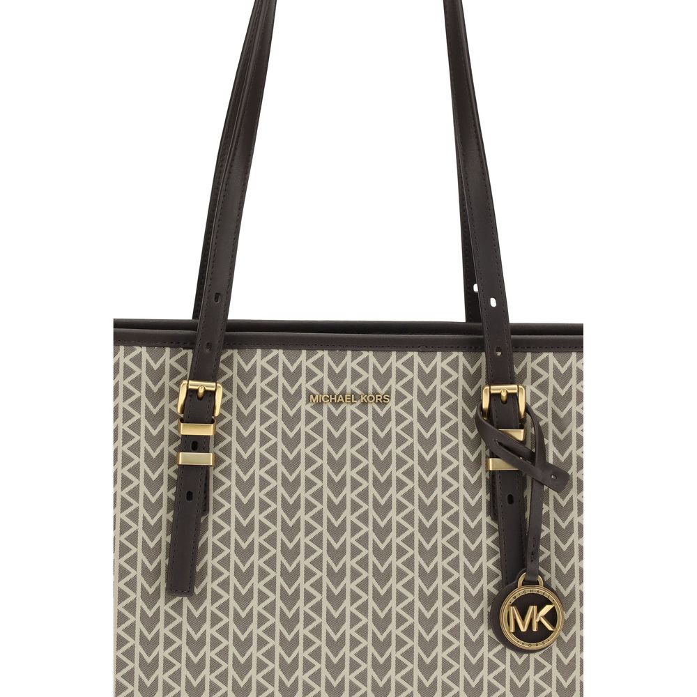 Michael Kors Beige Polyester Shoulder Bag