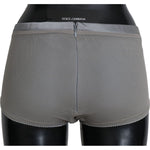 Dolce & Gabbana Underwear Silver With Net Silk Bottoms BIK257-4