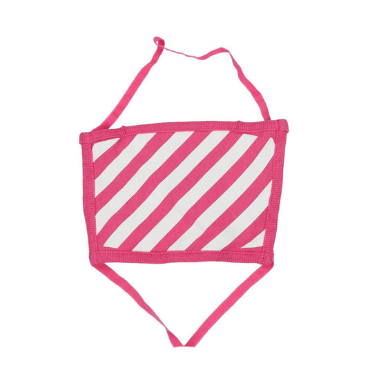 Off-White Pink Cotton Facemasks