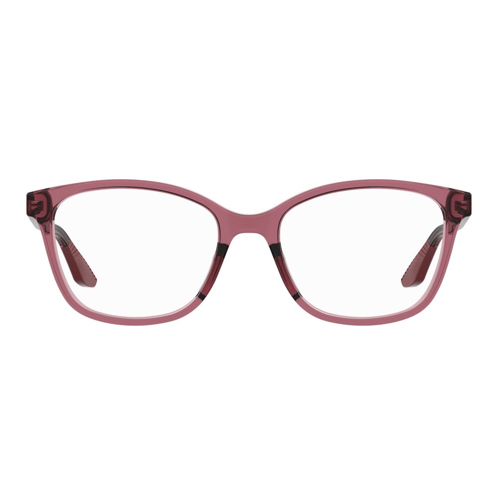 Under Armour Multicolor Acetate Frames in pink, model UA5013G3IF217 for women, lens size 52mm, bridge 17mm, temple 135mm.