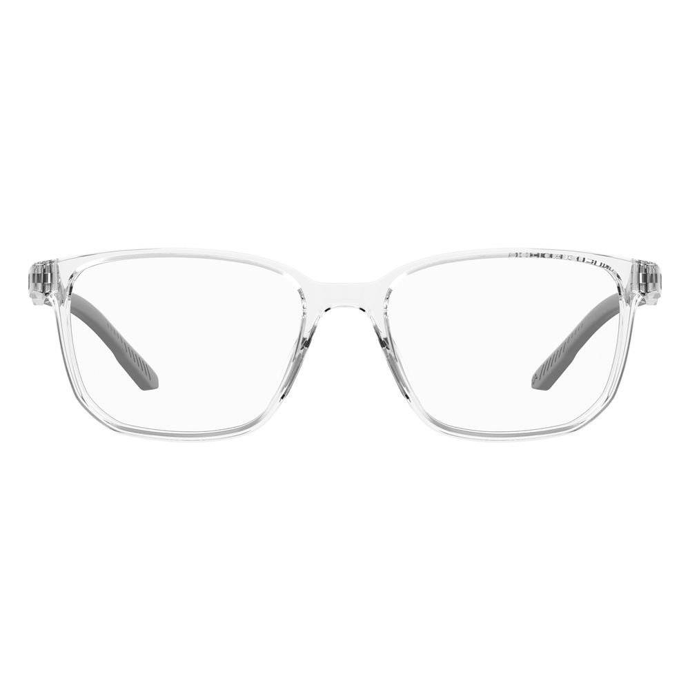Under Armour Transparent Resin Frames unisex glasses, model UA5044900F417, featuring clear lenses and resin material, size 54/17/140 mm.