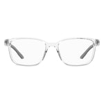 Under Armour Transparent Resin Frames unisex glasses, model UA5044900F417, featuring clear lenses and resin material, size 54/17/140 mm.