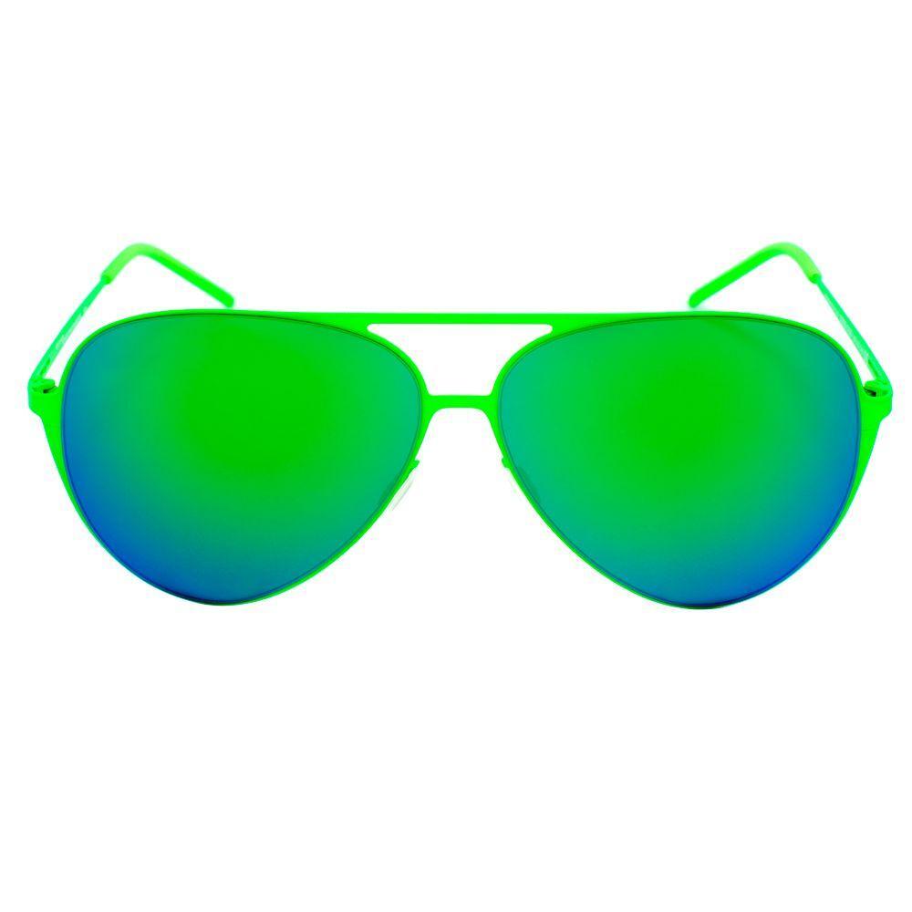 Italia Independent Green Metal Sunglasses