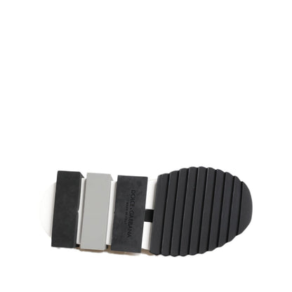 Dolce & Gabbana Black White Sorrento Low Top Sneakers Shoes Dolce & Gabbana