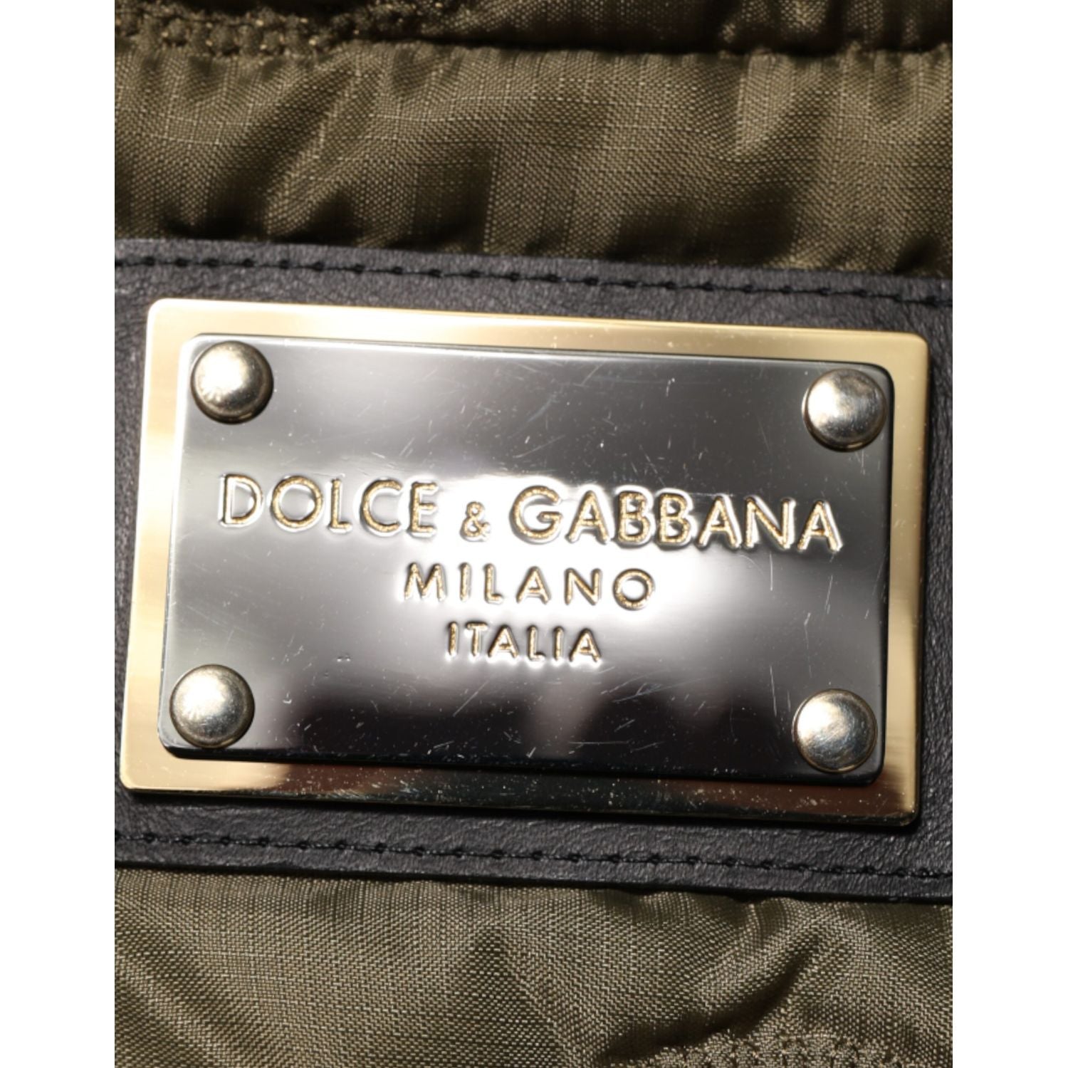 Dolce & Gabbana Multicolor Patchwork PolyesterQuilted Jacket