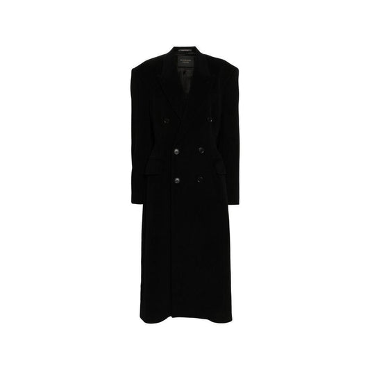 Balenciaga Cashmere And Wool Cinched Coat BA-8735210406100-40