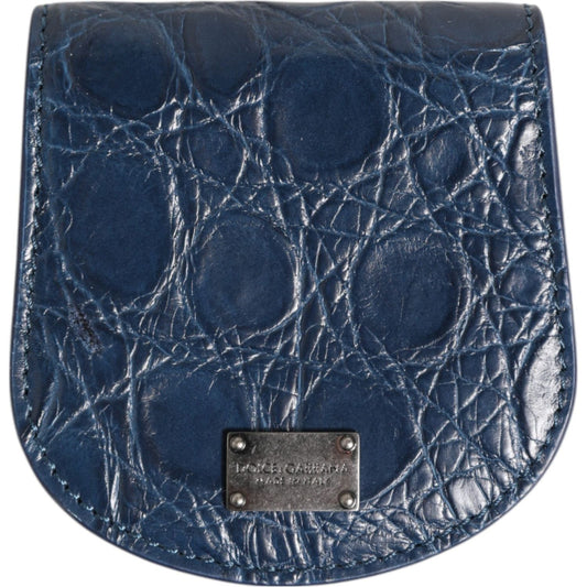 Dolce & Gabbana Exquisite Exotic Skin Coin Case Wallet SMY10706