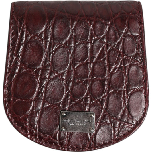 Dolce & Gabbana Exquisite Exotic Skin Coin Case Wallet SMY10707