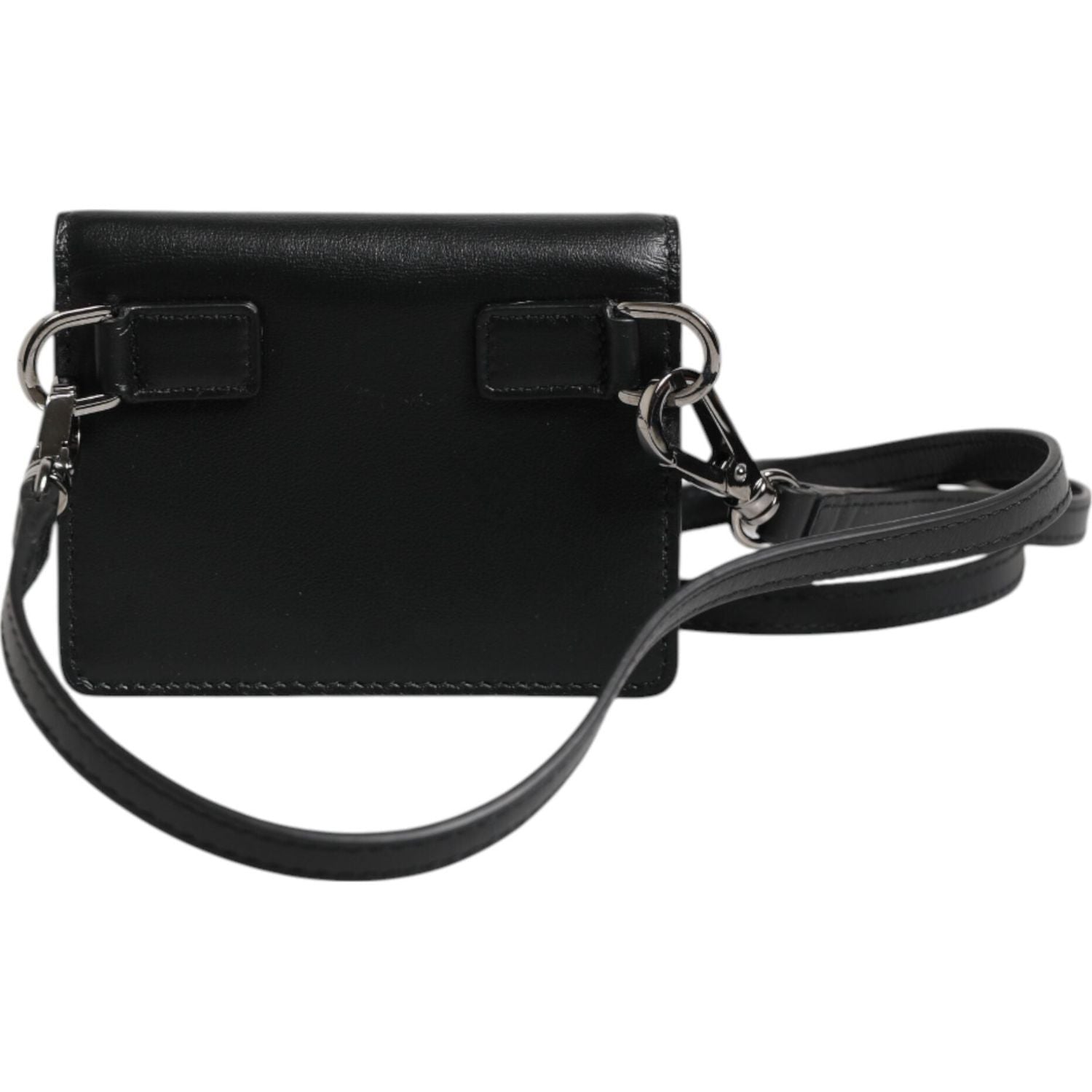 Front view with bag zipped and handles upright.