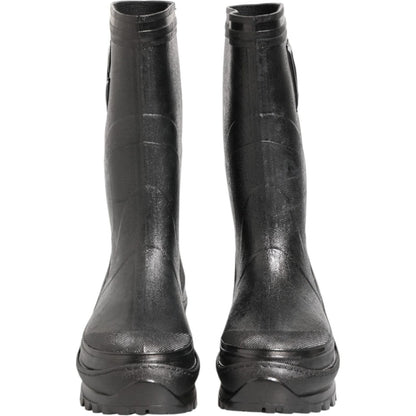 Dolce & Gabbana Metallic Black Pull On Rain Boots Men Shoes Dolce & Gabbana