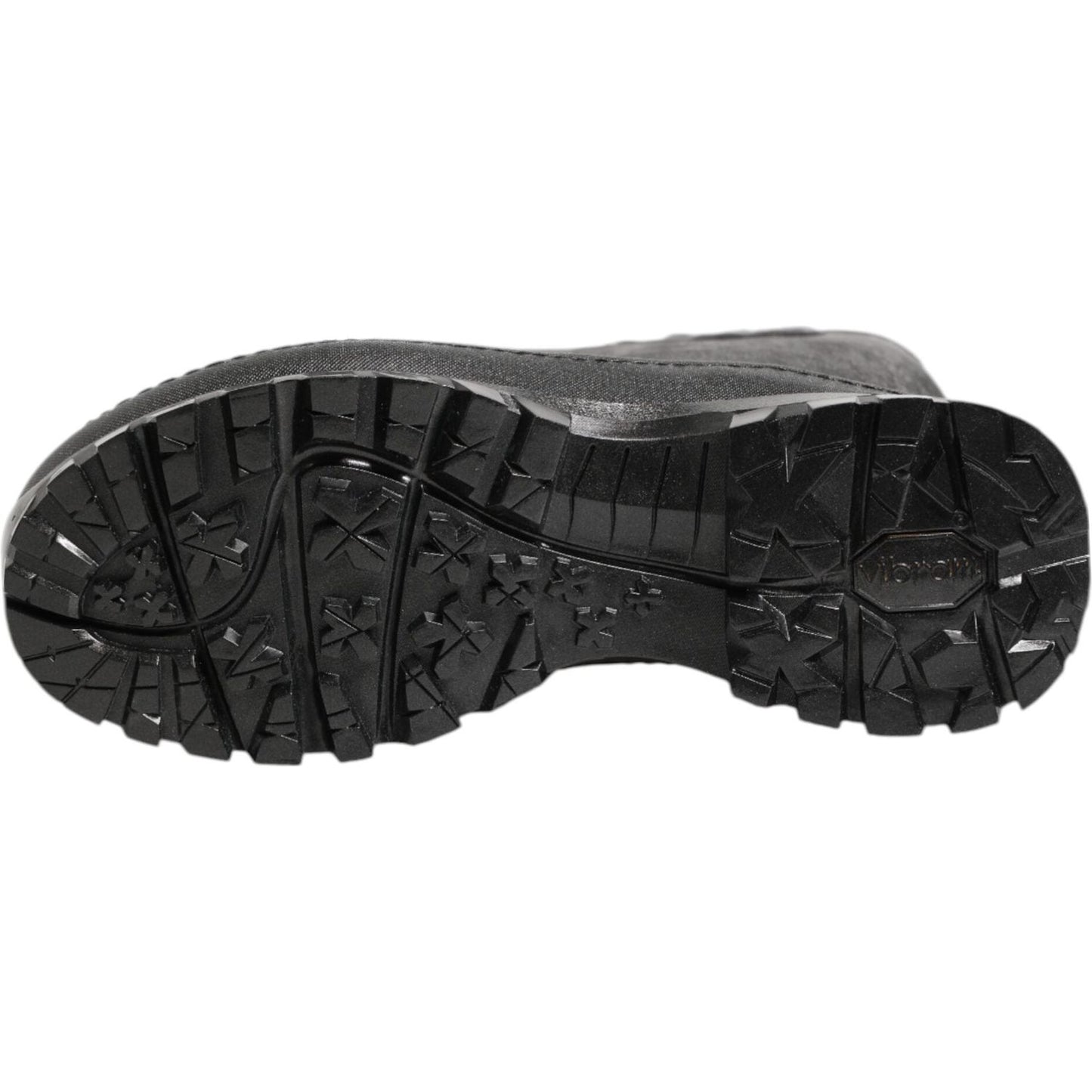 Dolce & Gabbana Metallic Black Pull On Rain Boots Men Shoes Dolce & Gabbana