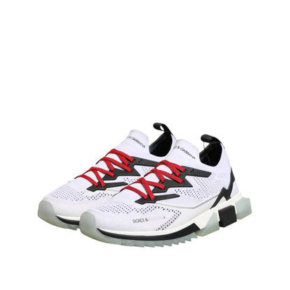 Dolce & Gabbana White SORRENTO Sport Stretch Sneakers Shoes