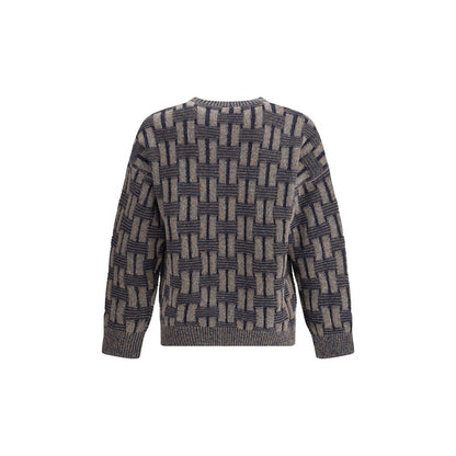 Giorgio Armani Multicolor Wool Sweatshirt