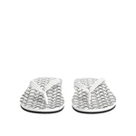 Dolce & Gabbana Black White Logo Beachwear Flats Slipper Shoes MV7896-44