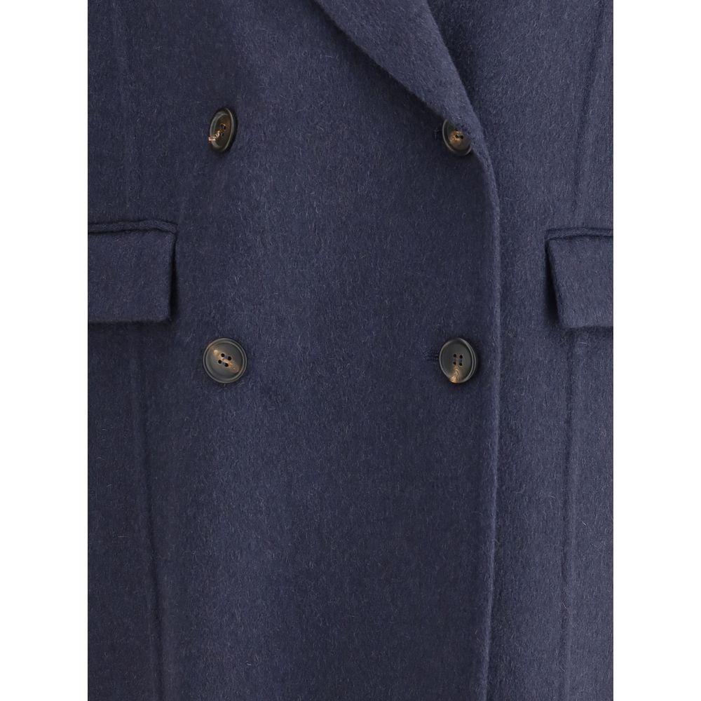 Brunello Cucinelli Cashmere Coat BR-MD5039677C7186-IT36 | XS