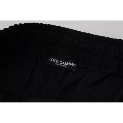 Dolce & Gabbana Black Jogger Wool Jogging Trouser Dolce & Gabbana