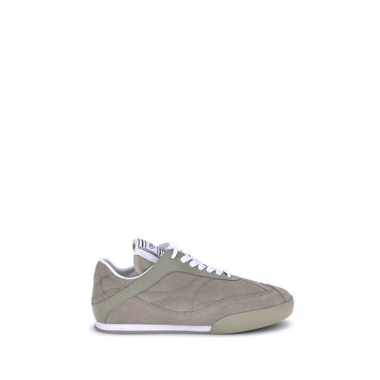 Chloé Beige Calf Leather Bos Taurus Low Top Sneakers