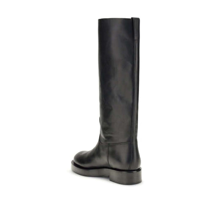 Paris Texas Black Leather Boots