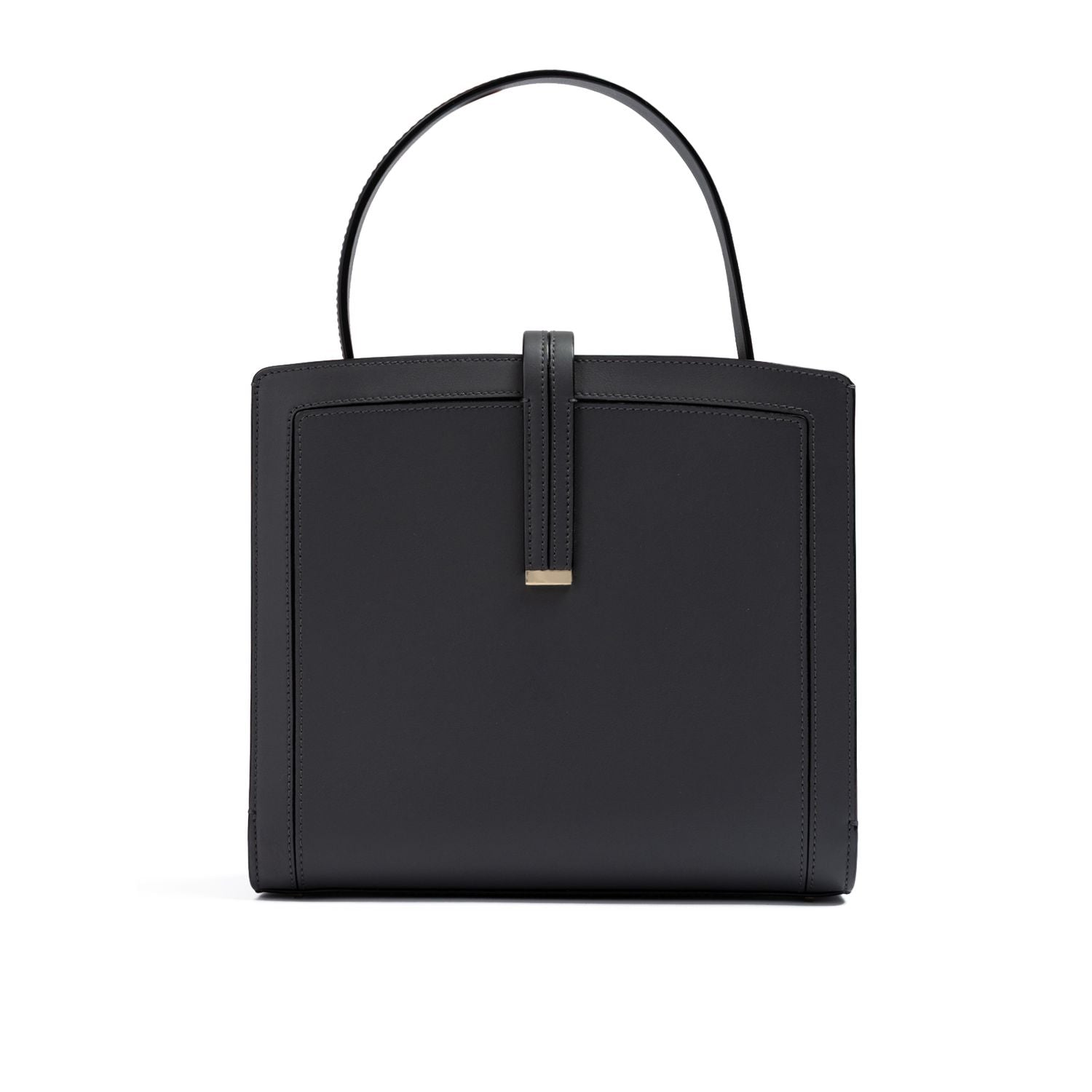 Front view with bag zipped and handles upright.