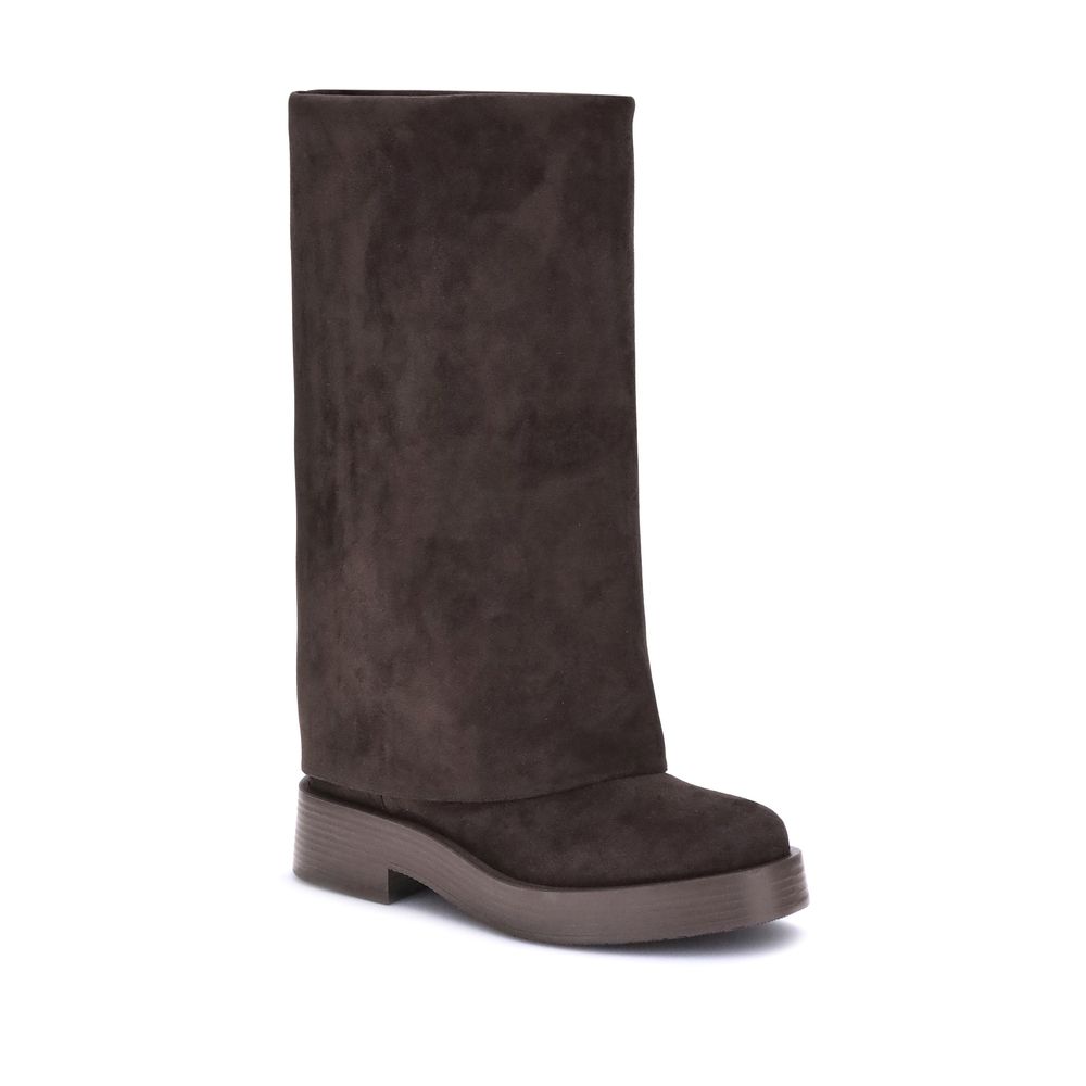 Casadei Brown Polyester Boots