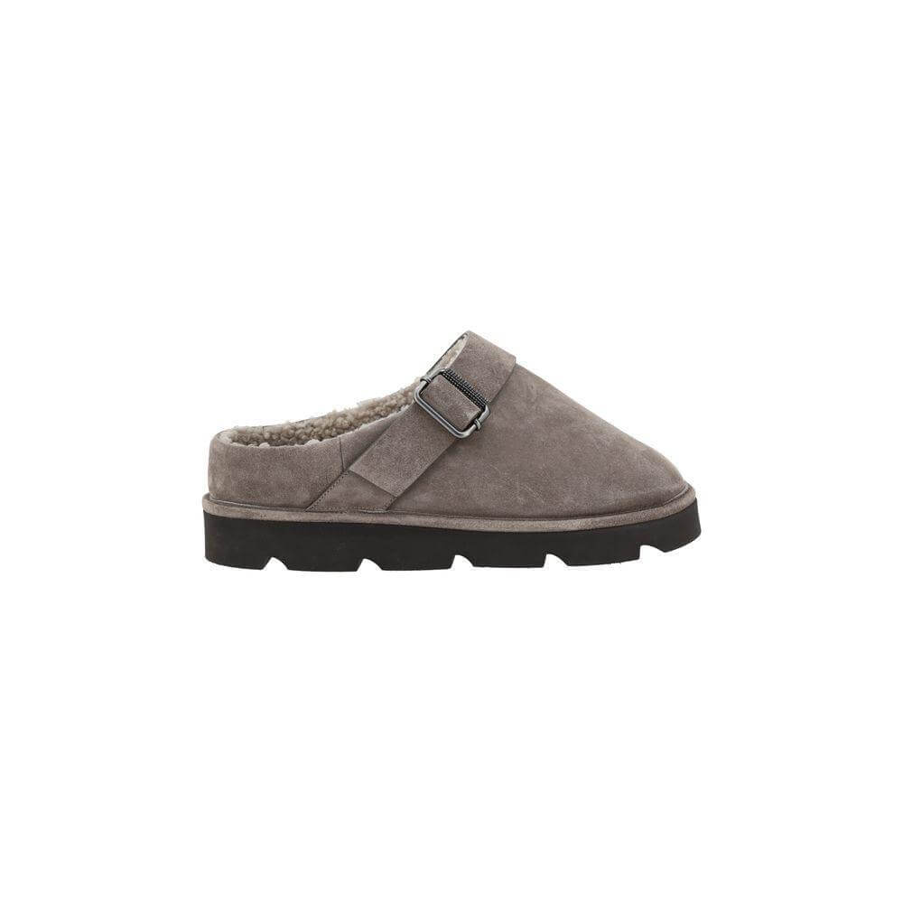 Brunello Cucinelli Fur Sabot BR-MZSFG3120C2659-EU36/US6