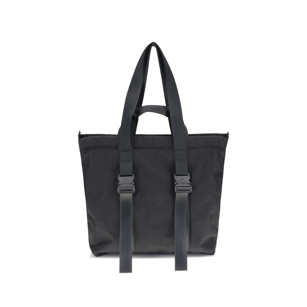 Y-3 Black Nylon Shoulder Bag