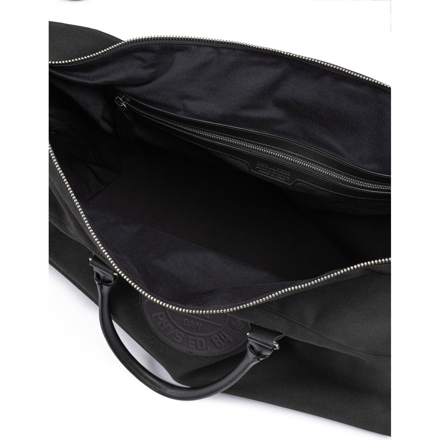 Dsquared² Black Fabric Weekend Travel Bag