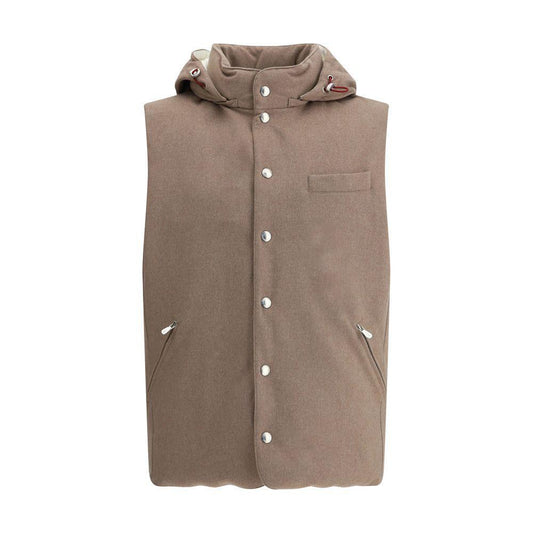 Brunello Cucinelli Wool Down Vest BR-MM4701775CSV18-M