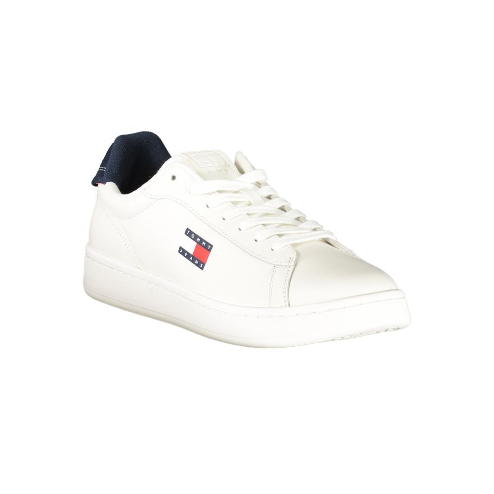 Tommy Hilfiger White Polyester Sneaker