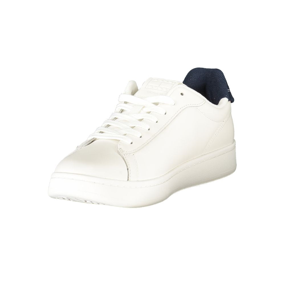 Tommy Hilfiger White Polyester Sneaker