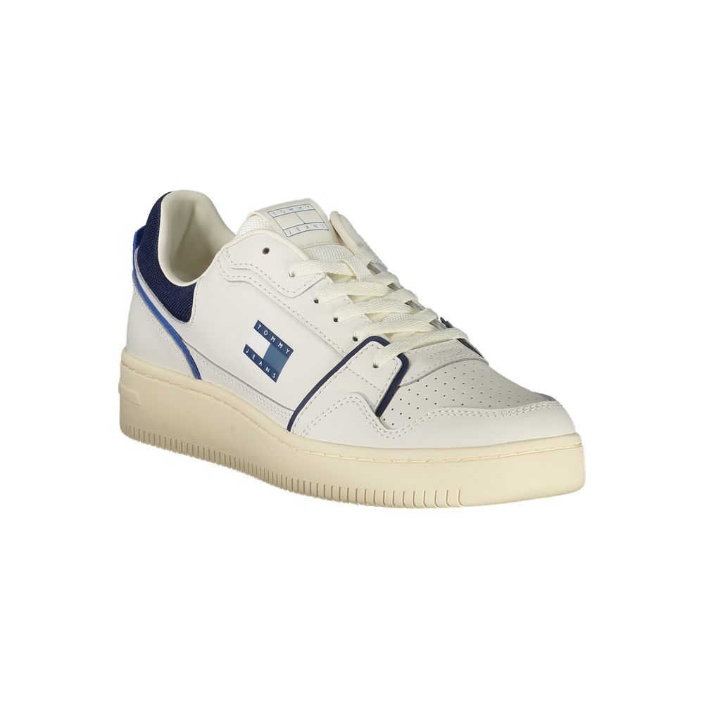 Tommy Hilfiger White Polyester Sneaker