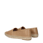 Max Mara Brown Leather Espadrilles MA-15261709467913-EU37/US7