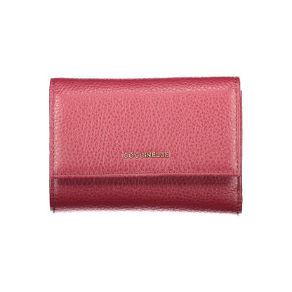 Coccinelle Purple Leather Wallet