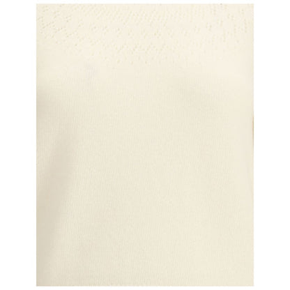 Thom Browne White Fleece Wool Sweatshirt