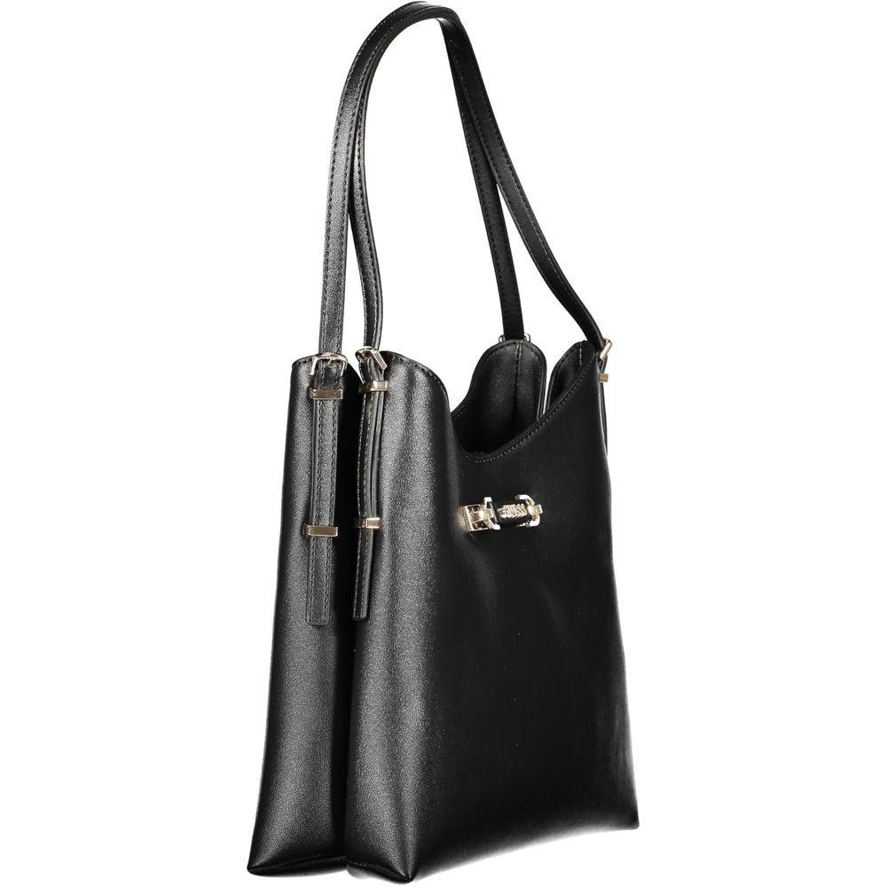 Guess Jeans Black Polyethylene Handbag