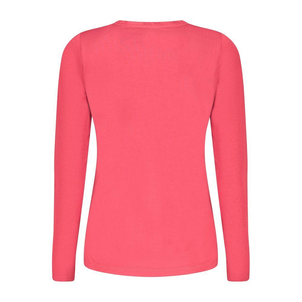 Pepe Jeans Red Cotton Women T-Shirt PE-39599-XS