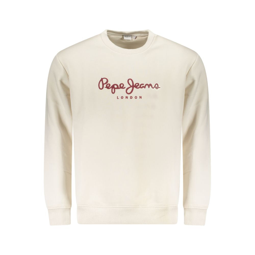 Pepe Jeans White Cotton Sweatshirt