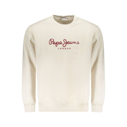 Pepe Jeans White Cotton Sweatshirt