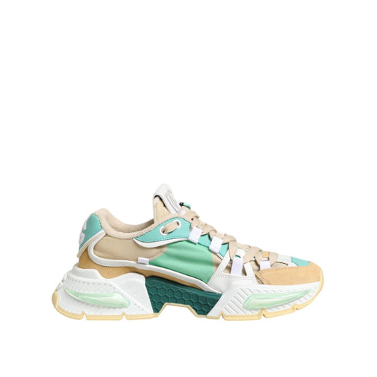 Dolce & Gabbana Multicolor Leather Airmaster Low Top Sneakers Shoes