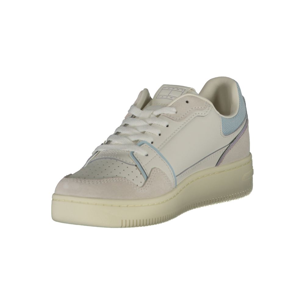 Tommy Hilfiger White Leather Women Sneaker