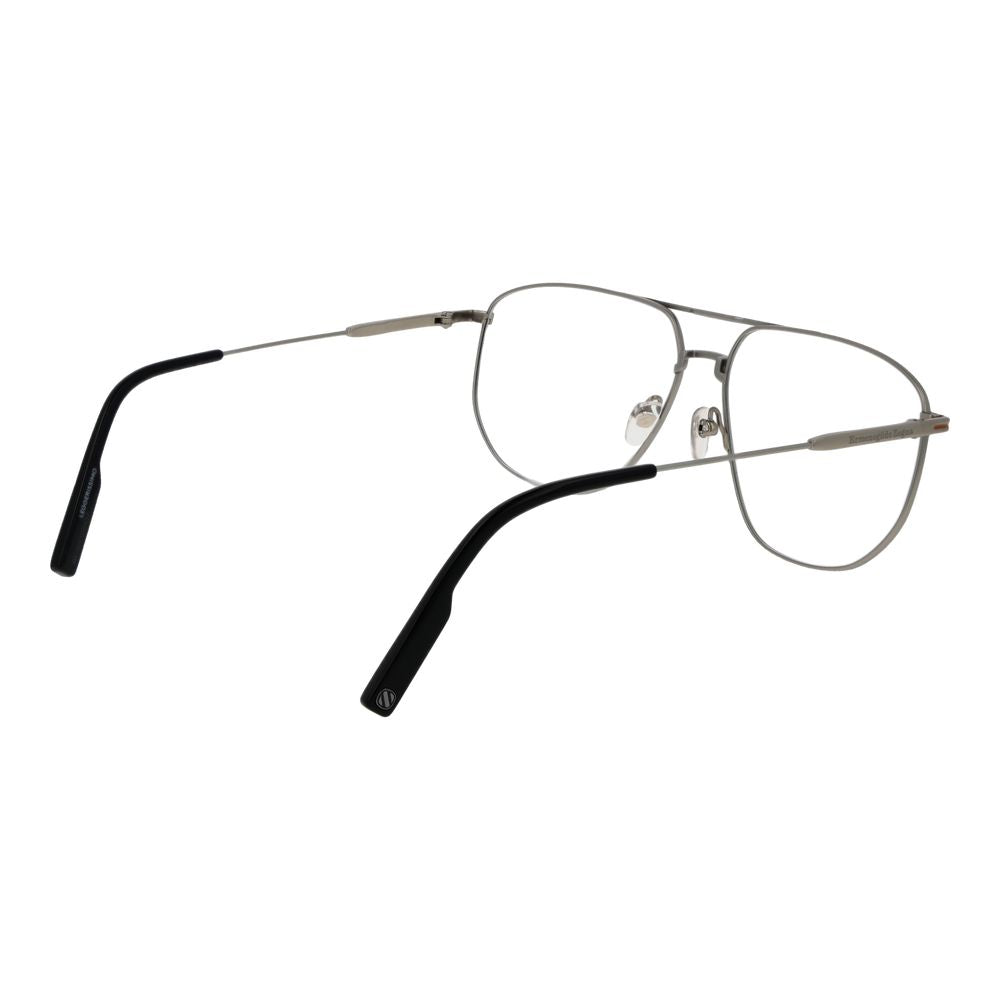 Ermenegildo Zegna Silver Titanium Glasses (Frames)